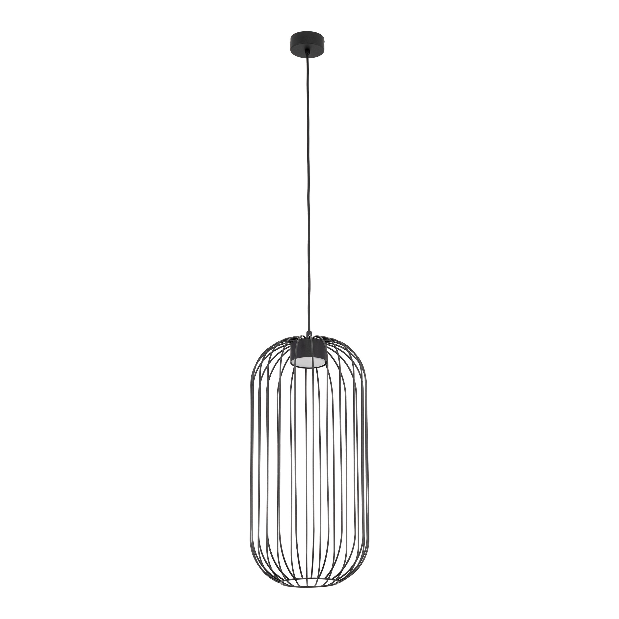 Lampa wisząca Tk Lighting Sphera S czarny druciany klosz loft 1Xgx53