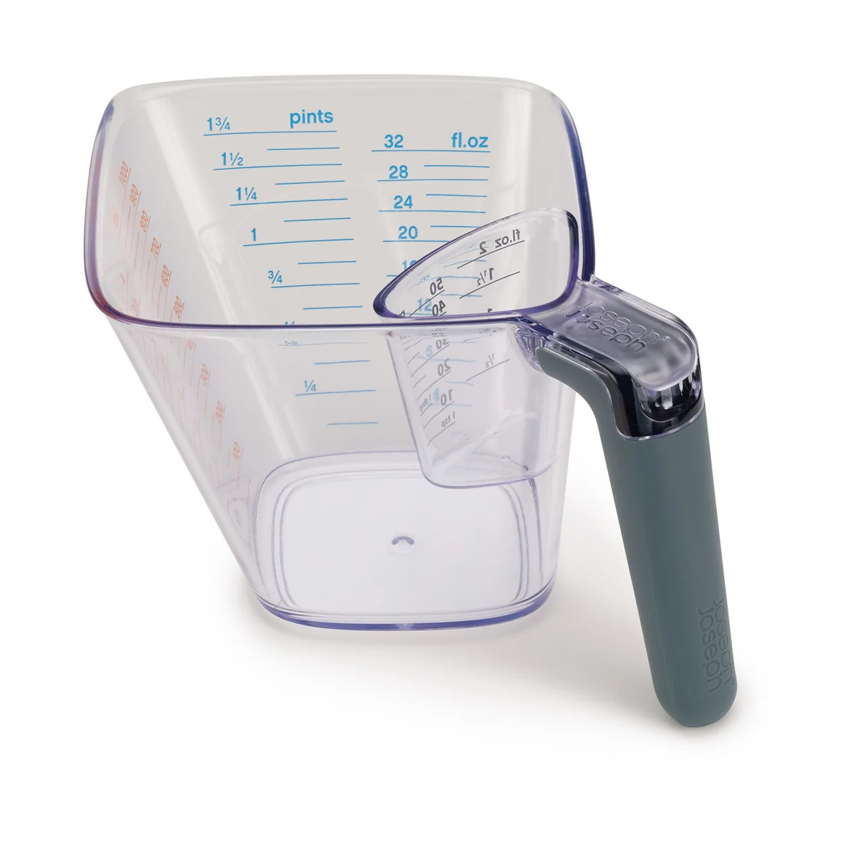 Joseph Joseph - Align Messbecher-Set, transparent / grau