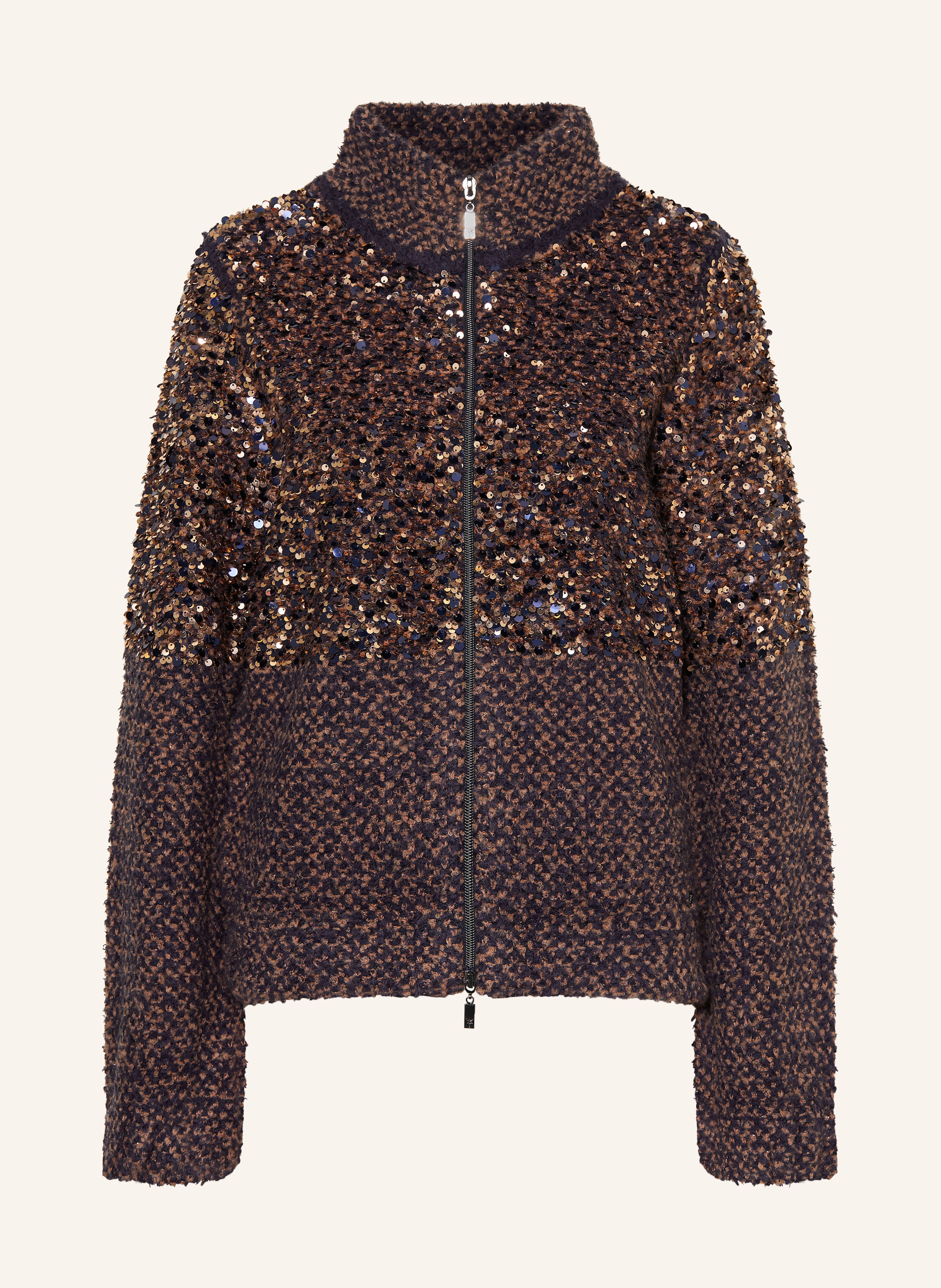 monari Strickjacke mit Pailletten