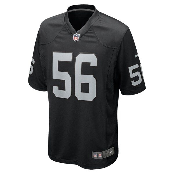 Amari Burney Las Vegas Raiders Nike Team Game Jersey -  Black