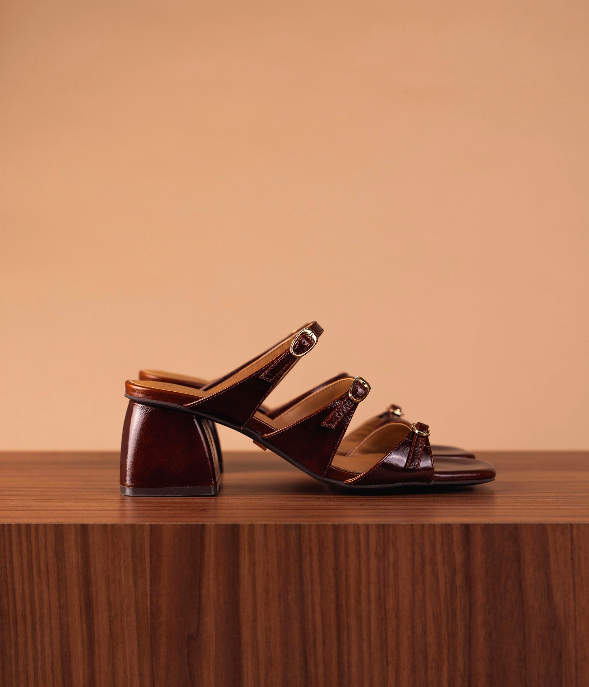 Mule Olivy chocolat