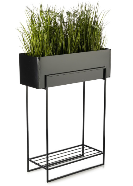 Kwietnik metalowy stojak na kwiaty 82 cm LOFT