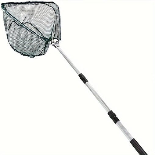 NNETM Ultra-Light Foldable Fishing Net with Telescopic Handle