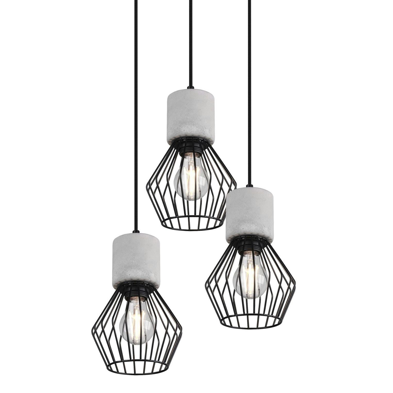 JAMIRO - Suspension en métal noir