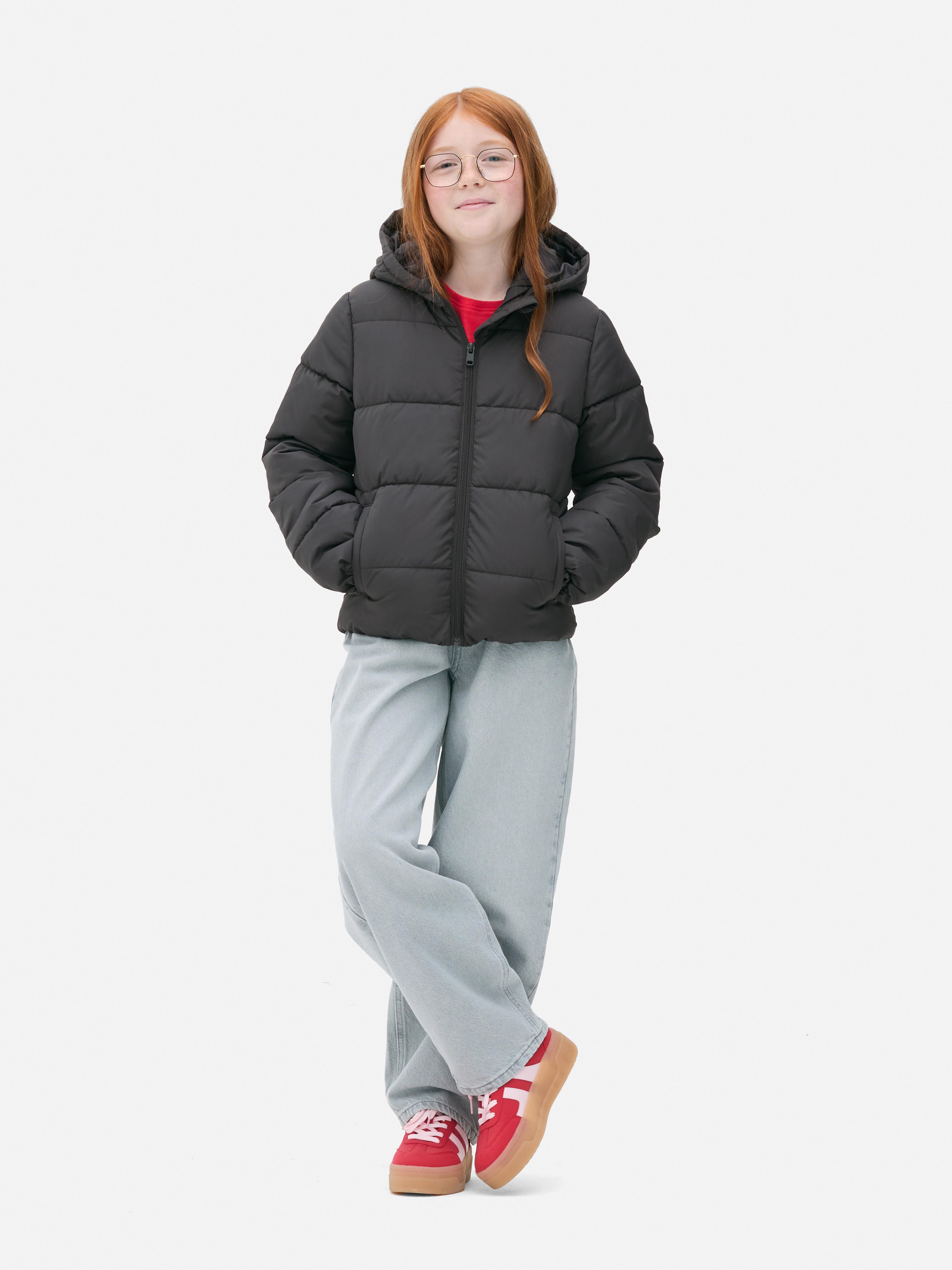 Hooded Zip-Up Puffer Jacket