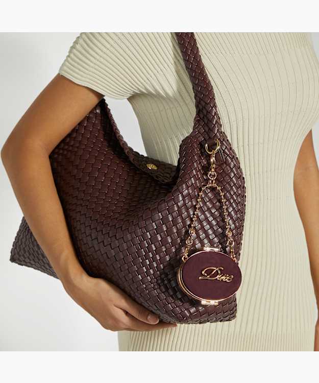 Jelsa Purple - Suede Hard Case Clutch