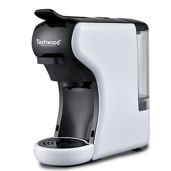 Cafetière Expresso MULTI-CAPSULES Techwood TCA-191N - Puissance : 1450W - Coloris Blanc