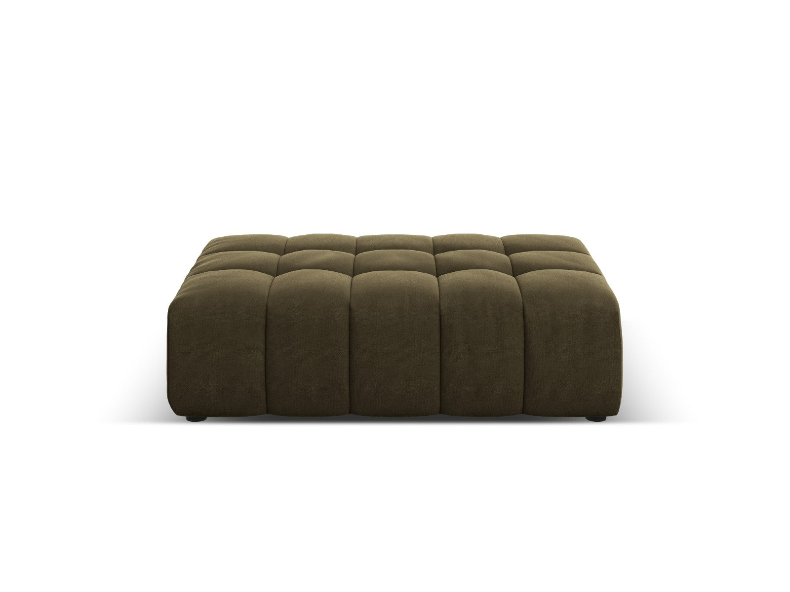 Cosmopolitan Design Poef Chicago flueel groente - 84x102x42cm