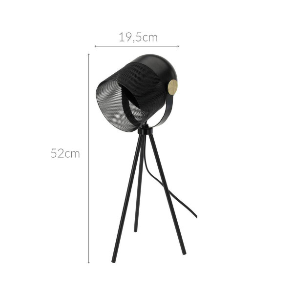 Metalowa lampa stojąca LOFT, 52 cm