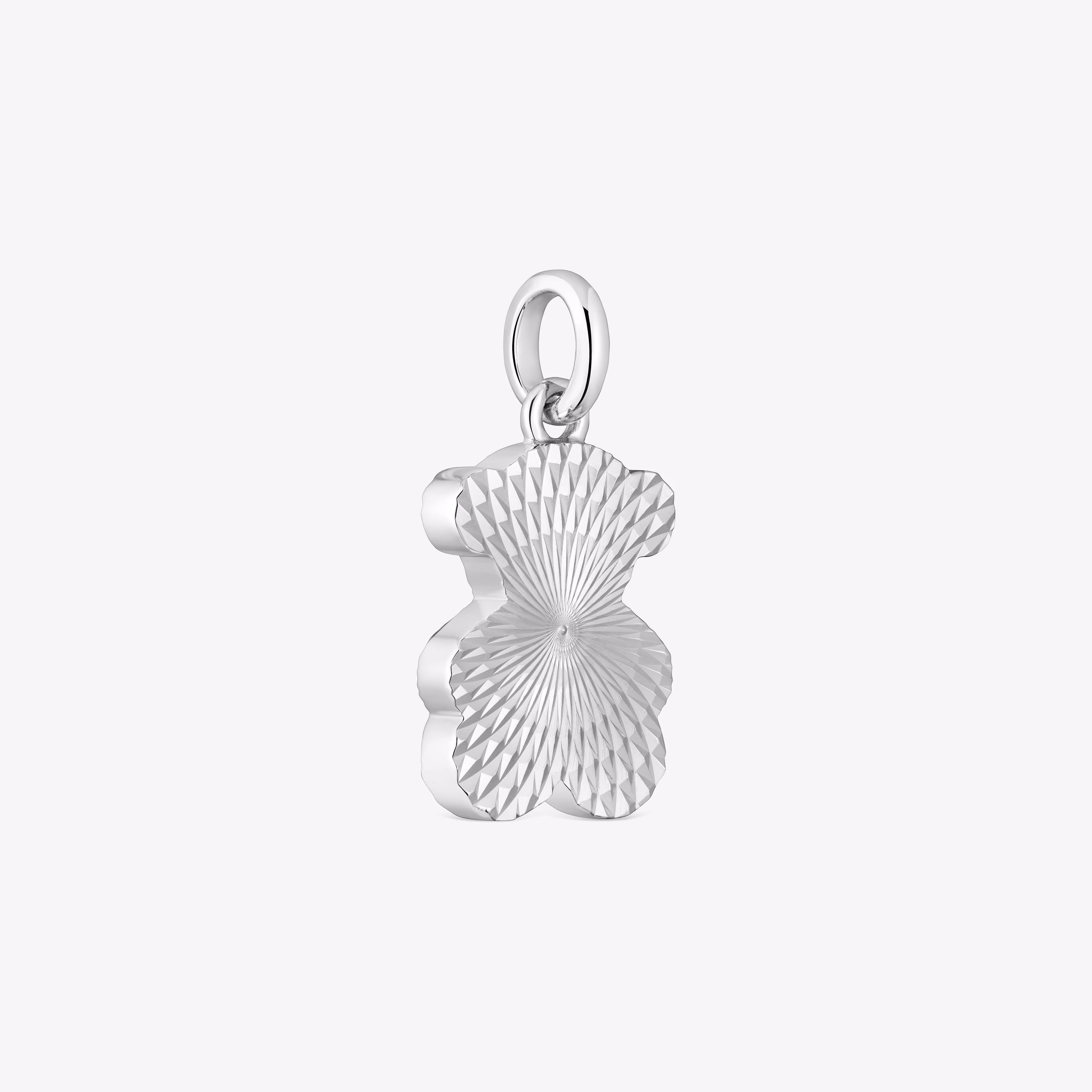 Colgante oso texturizado de plata Sweet Dolls