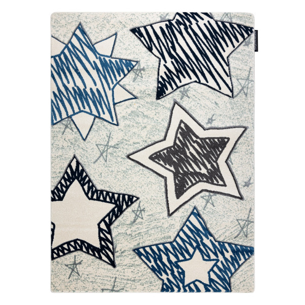 Dywan PETIT STARS gwiazda, gwiazdki niebieski 120x170 cm