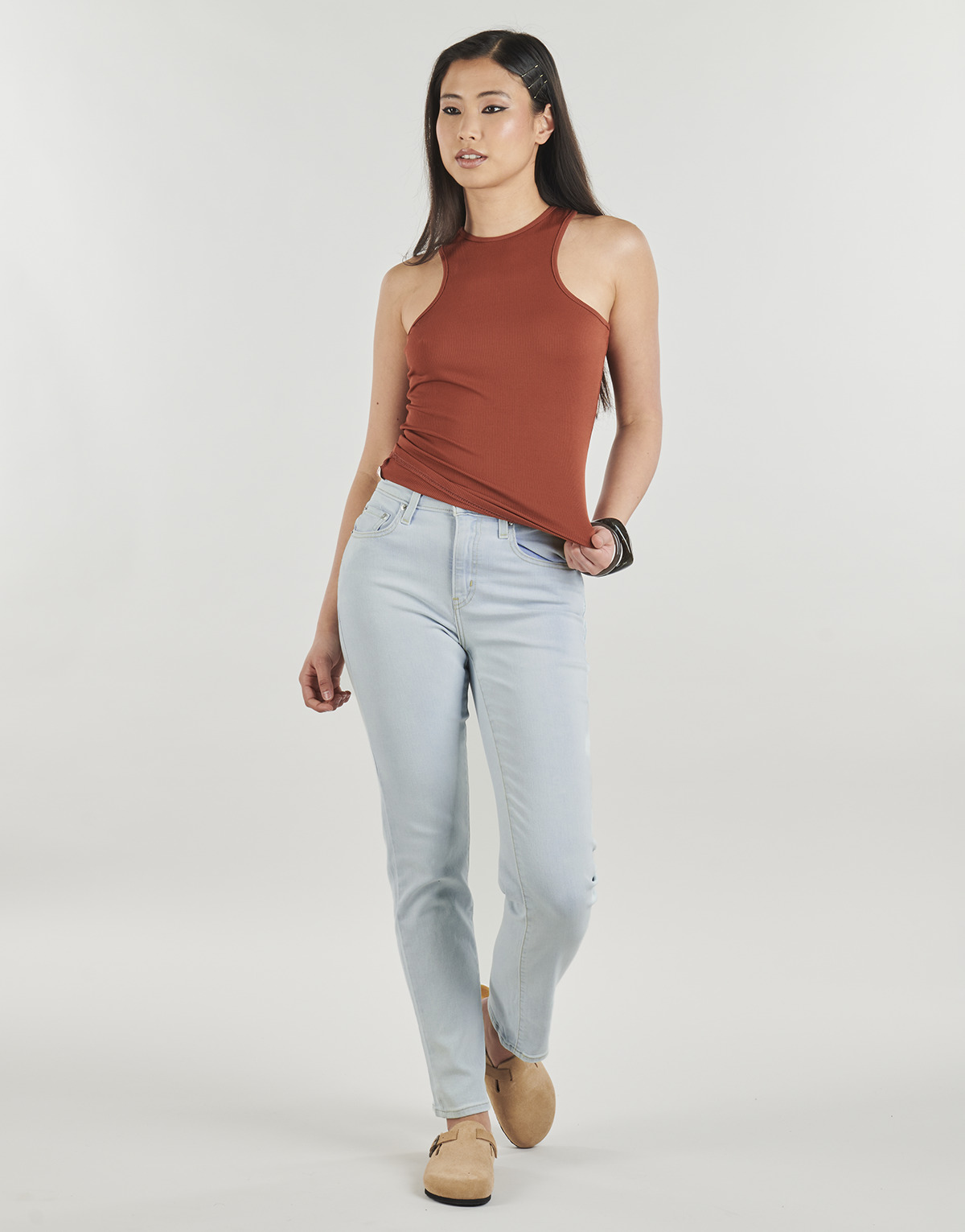 Levi's - 724 HIGH RISE STRAIGHT - Blue