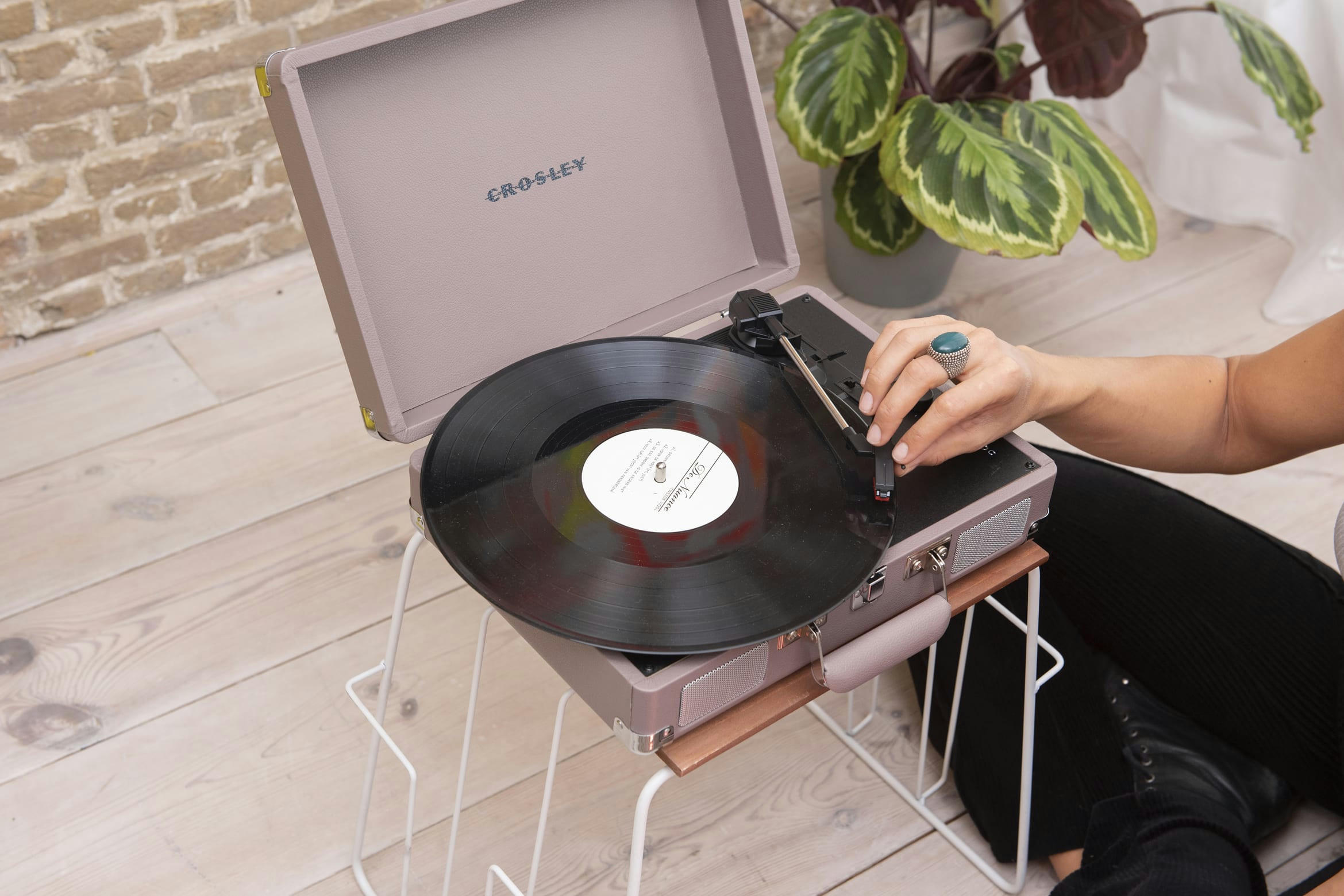 CRUISER PLUS - Platine vinyle Crosley Cruiser Plus Bluetooth Violet cendré