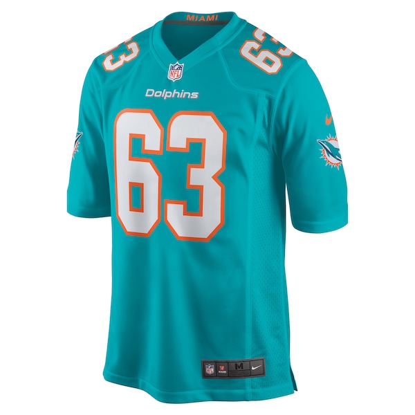Chasen Hines Miami Dolphins Nike Team Game Jersey -  Aqua