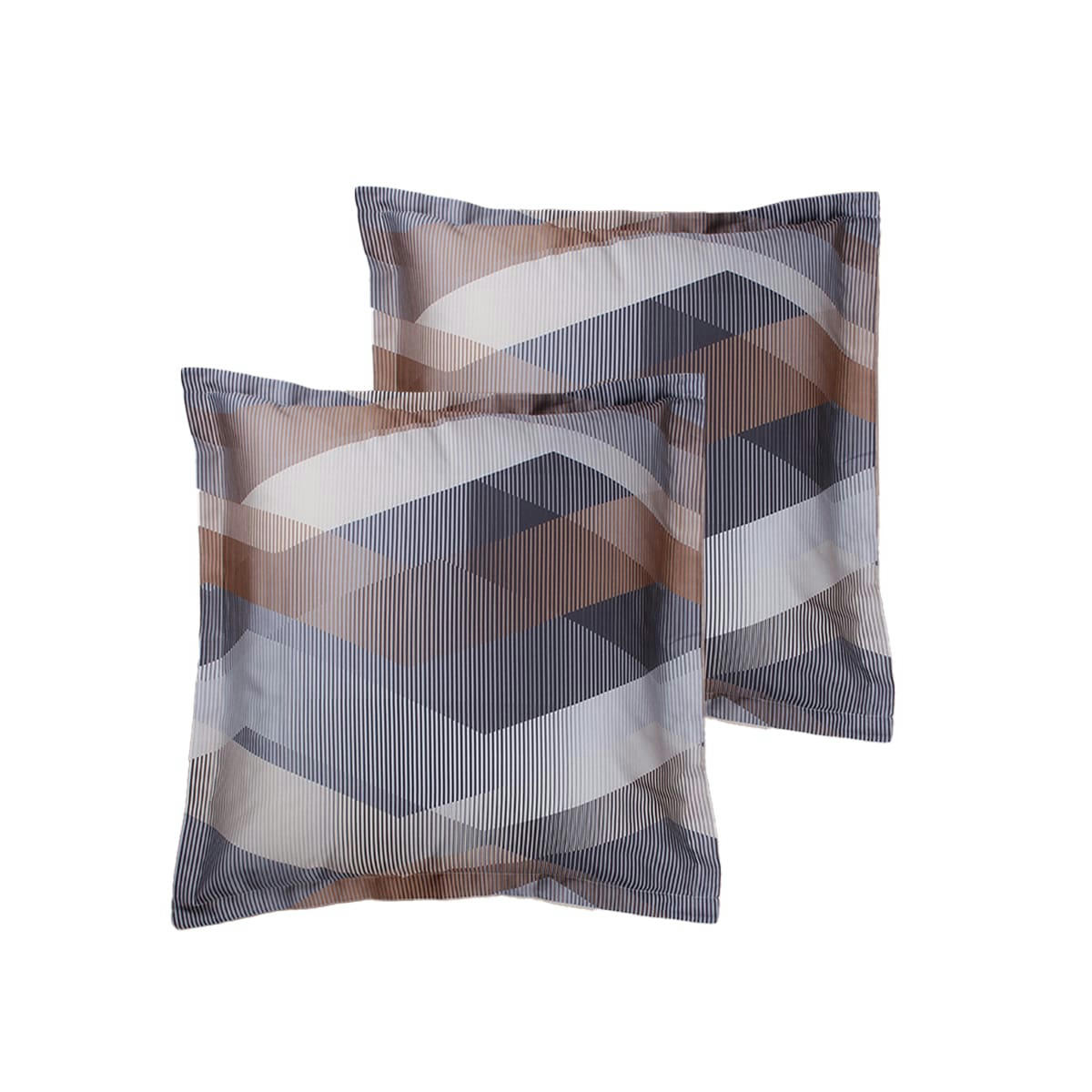 HELIX BROWN - Lot de 2 Taies d