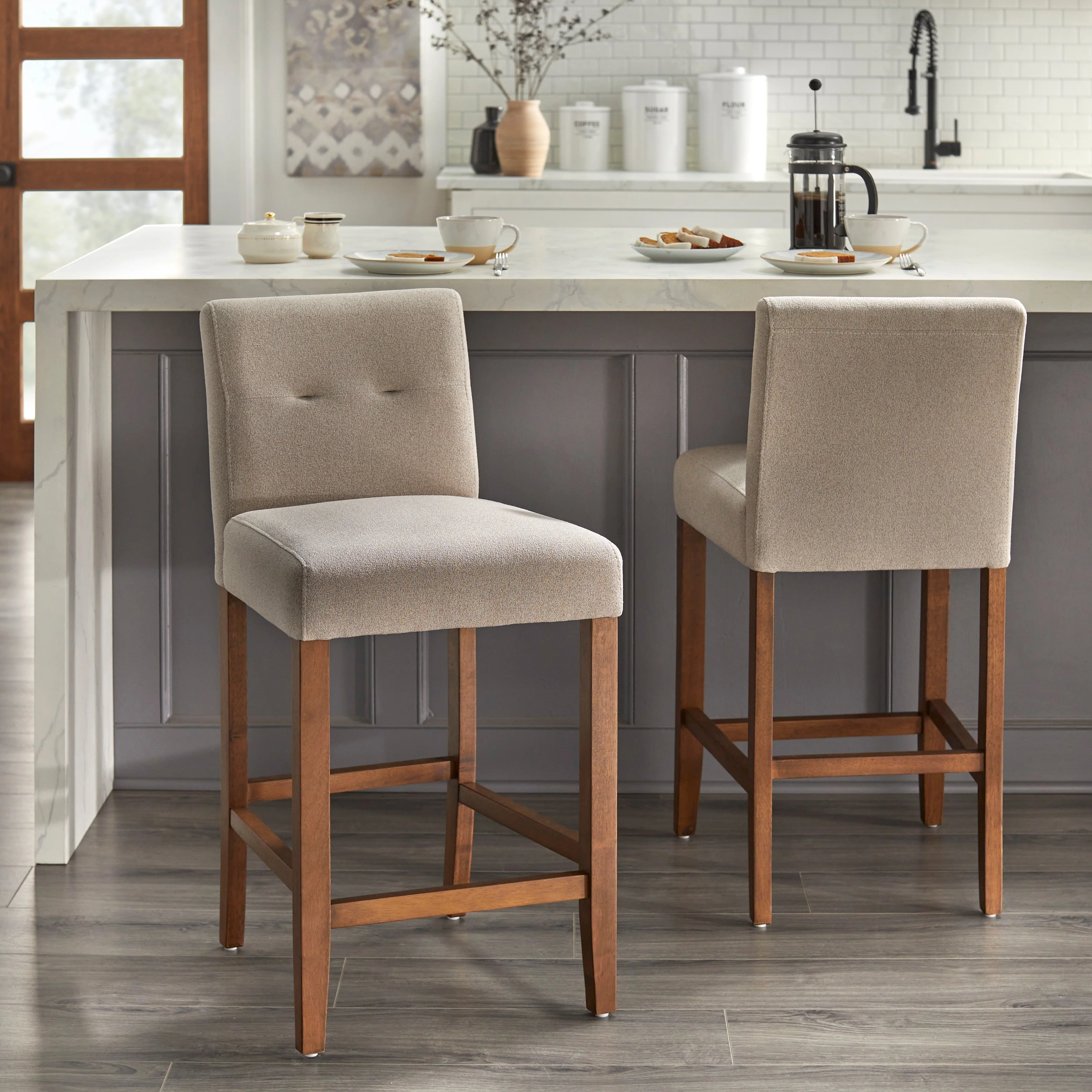 Lifestorey Crawford 26-inch Stool (Set of 2)