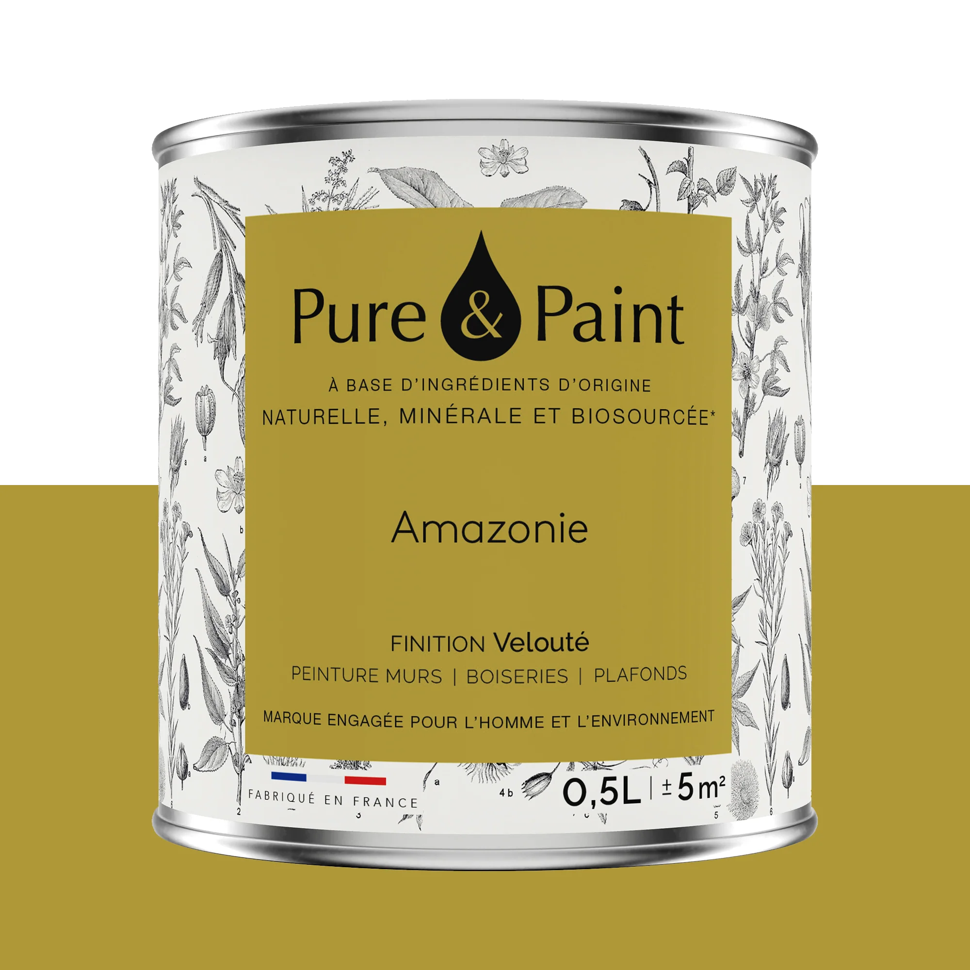 Pure and Paint Peinture Peinture Amazonie 0,5 L