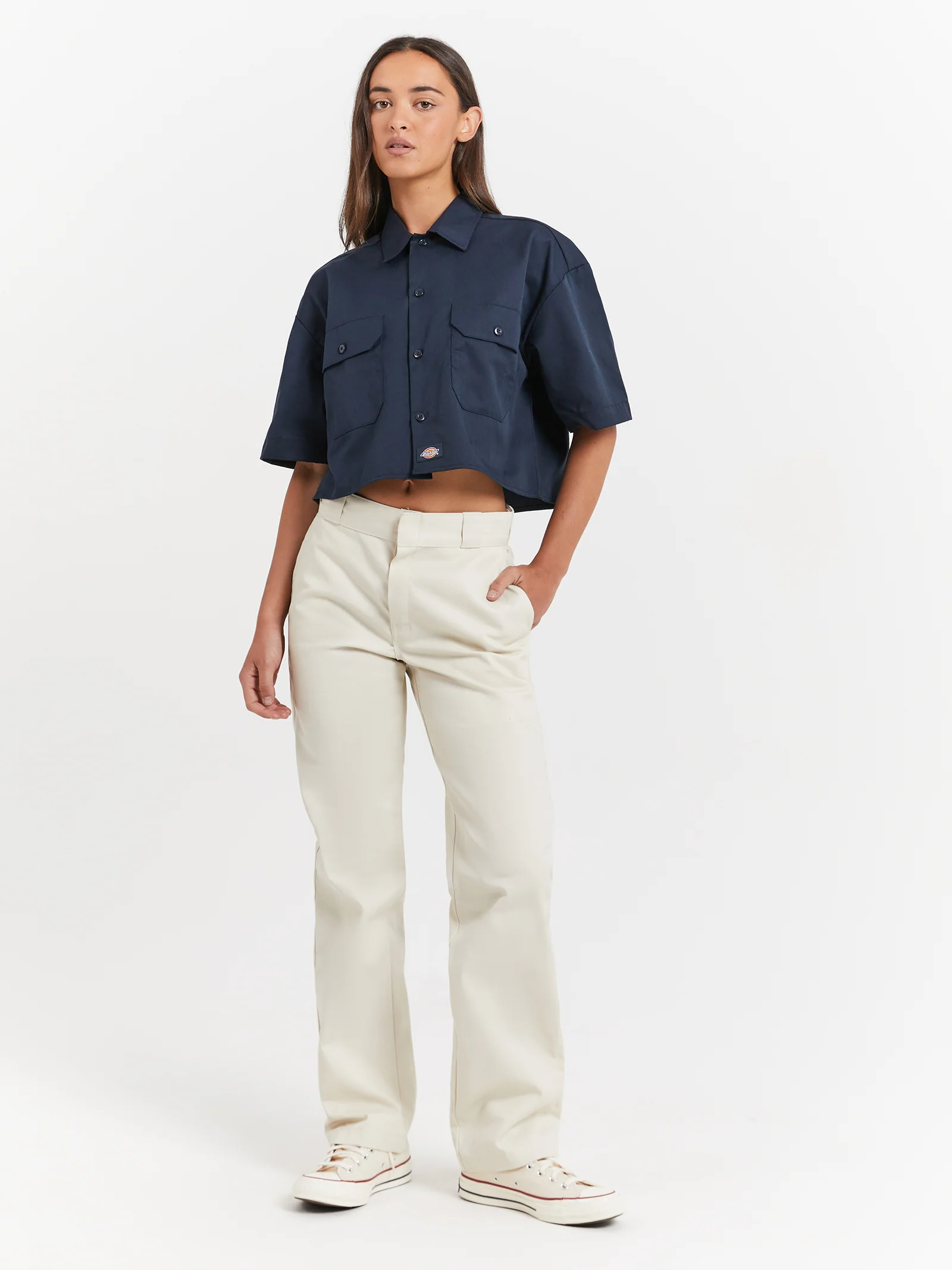 Cropped Work Shirt