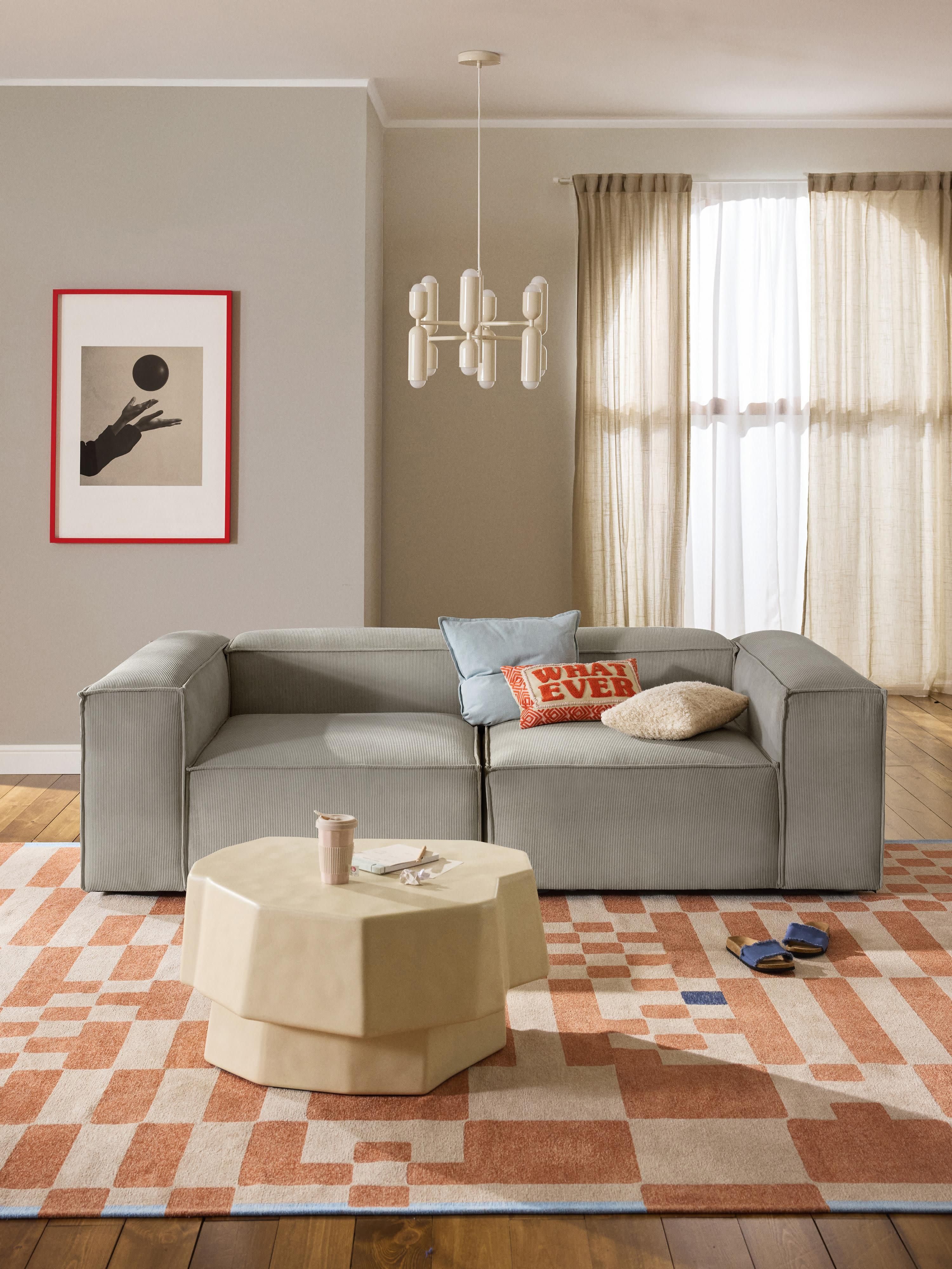Modulares Sofa Lennon (3-Sitzer) aus Cord