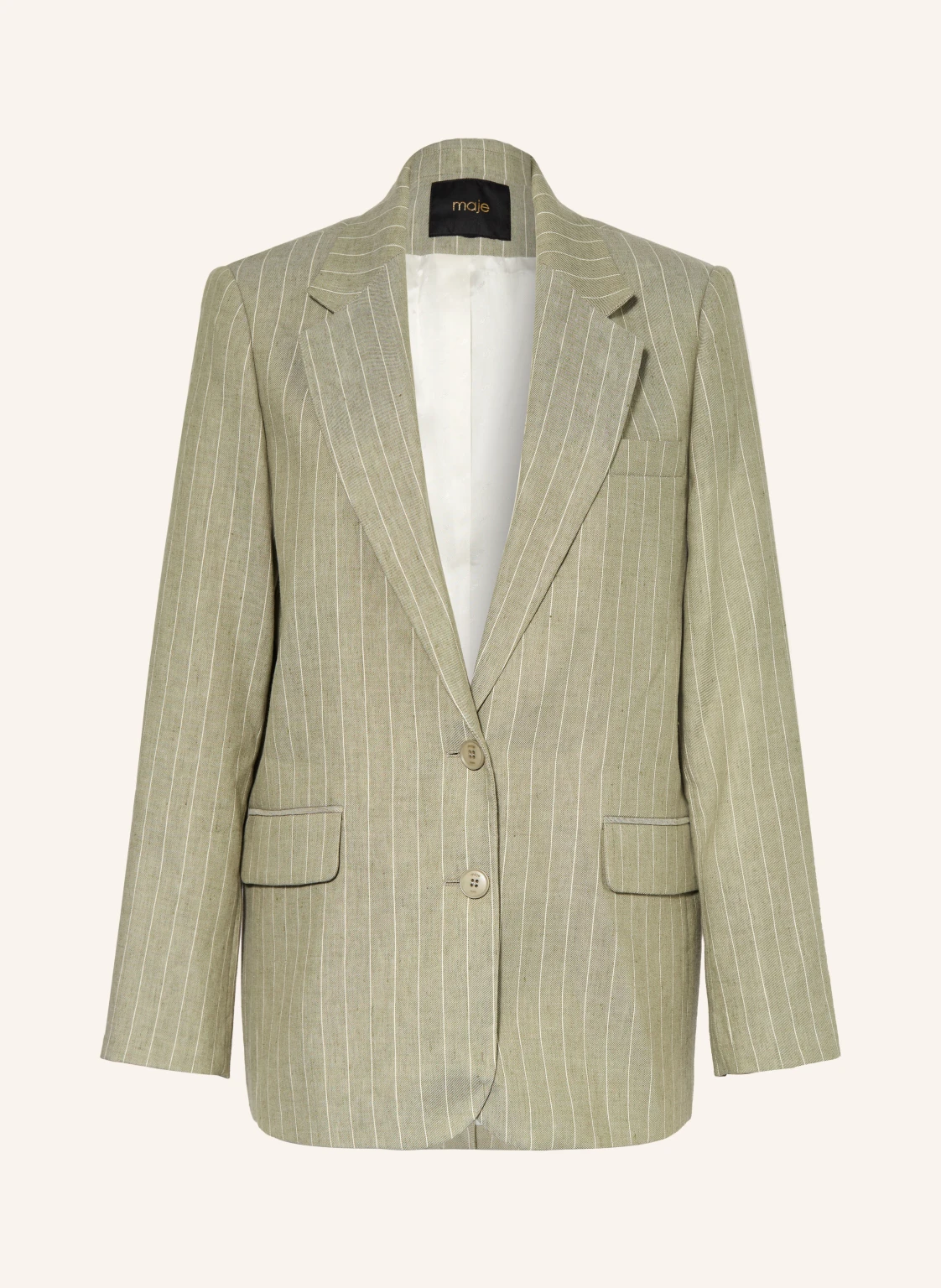 maje Blazer mit Leinen