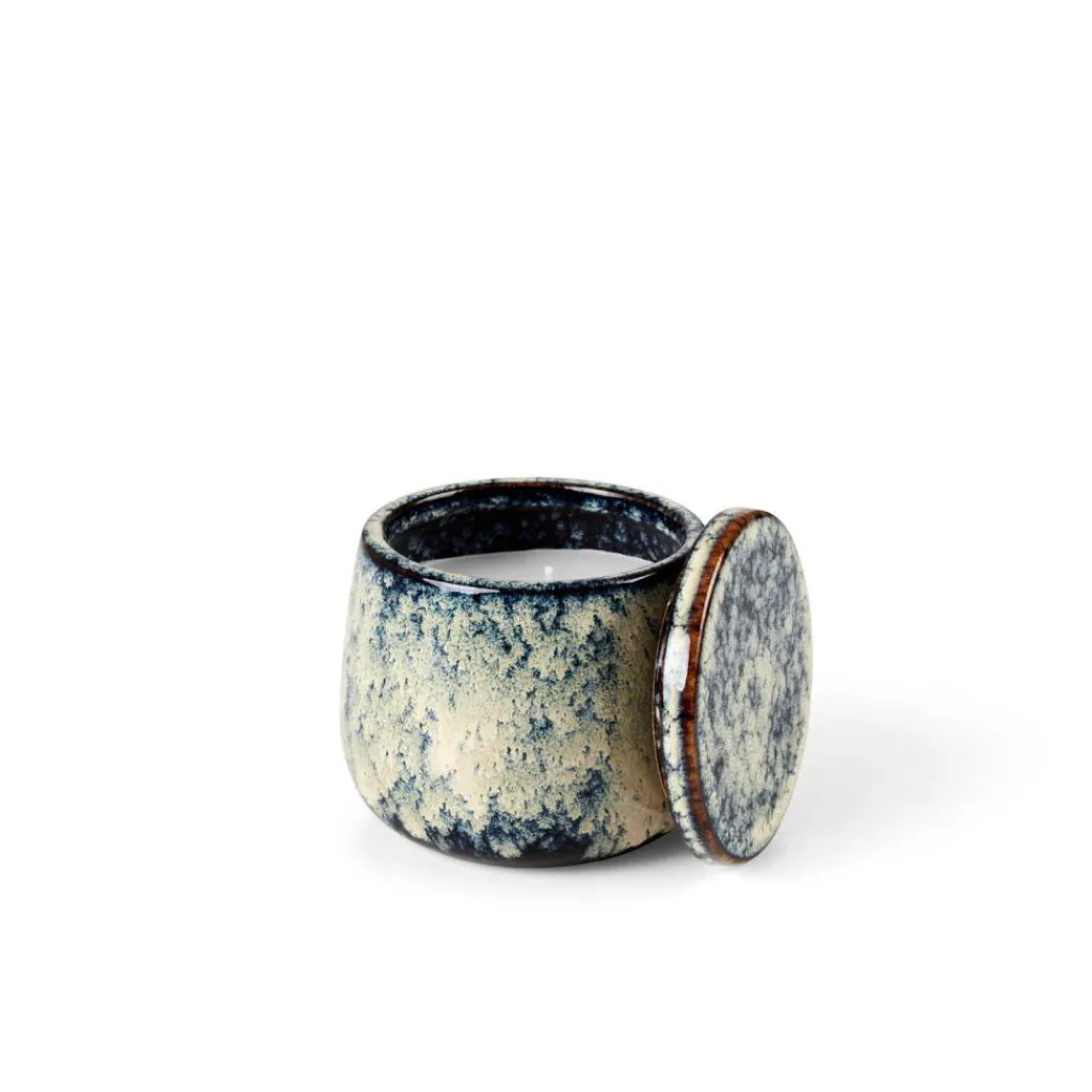 Bougies^CASA CERAMIC Bougie En Pot Bleu