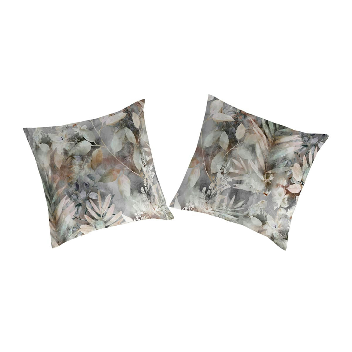 RINDAEL TO - 2 taies d'oreiller en coton bicolore 65x65