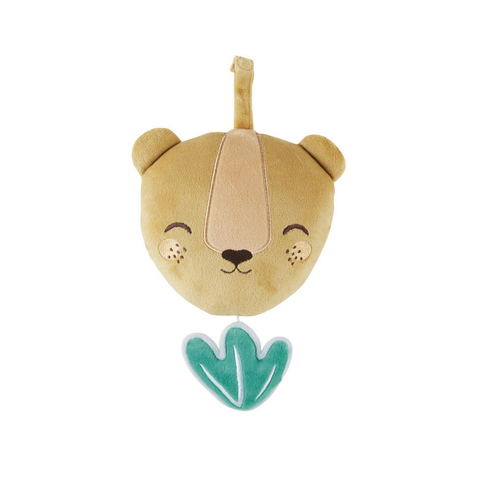 MADRID - Peluche musicale léopard multicolore