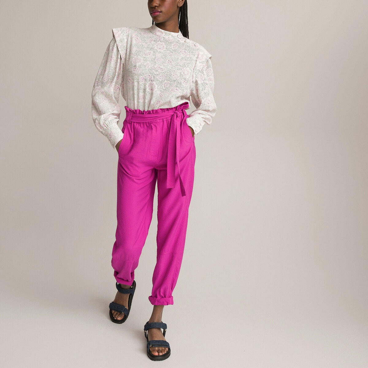 Pantalon paperbag
