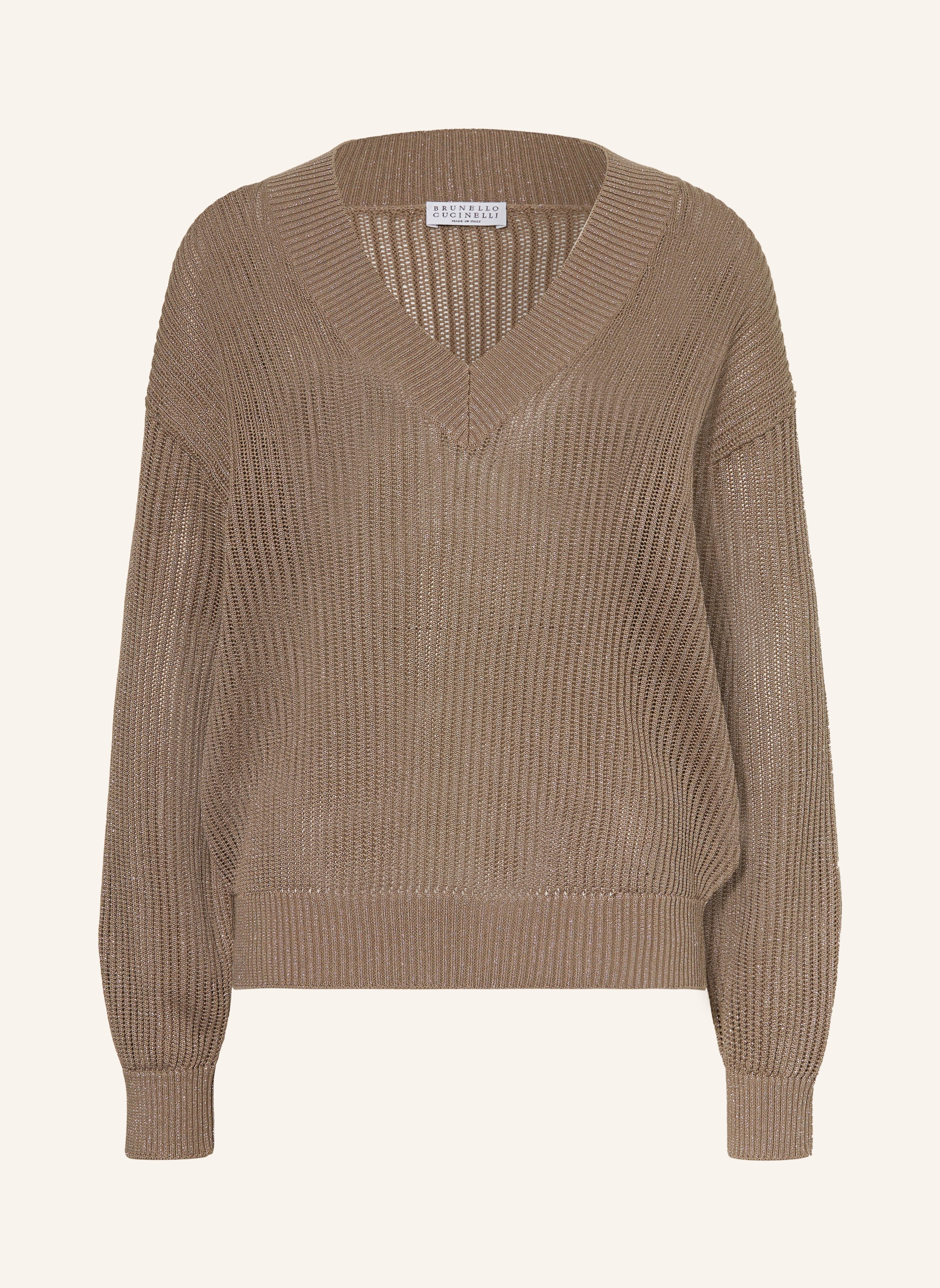 BRUNELLO CUCINELLI Pullover mit Glitzergarn