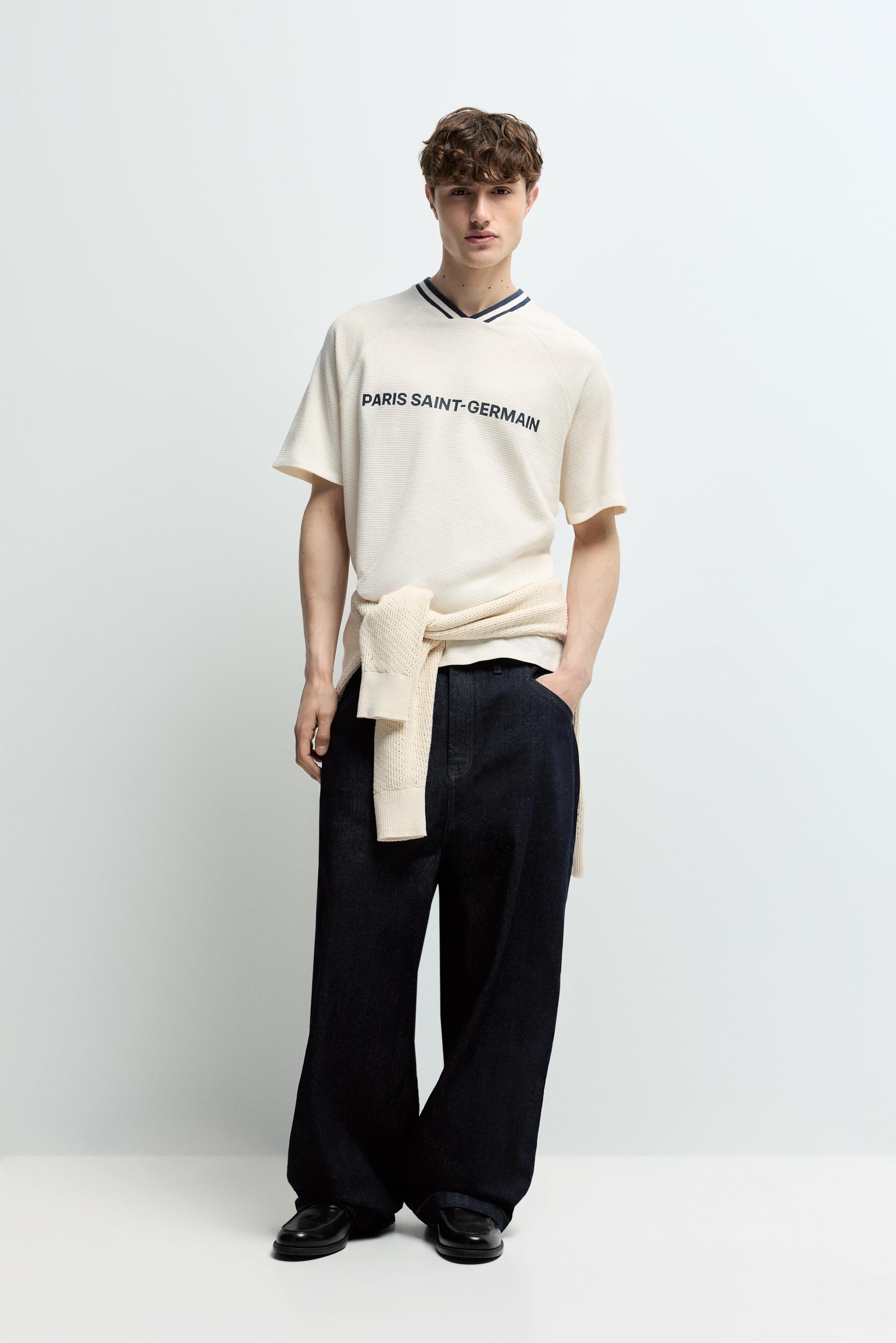 Camiseta textura Paris Saint-Germain x Lefties