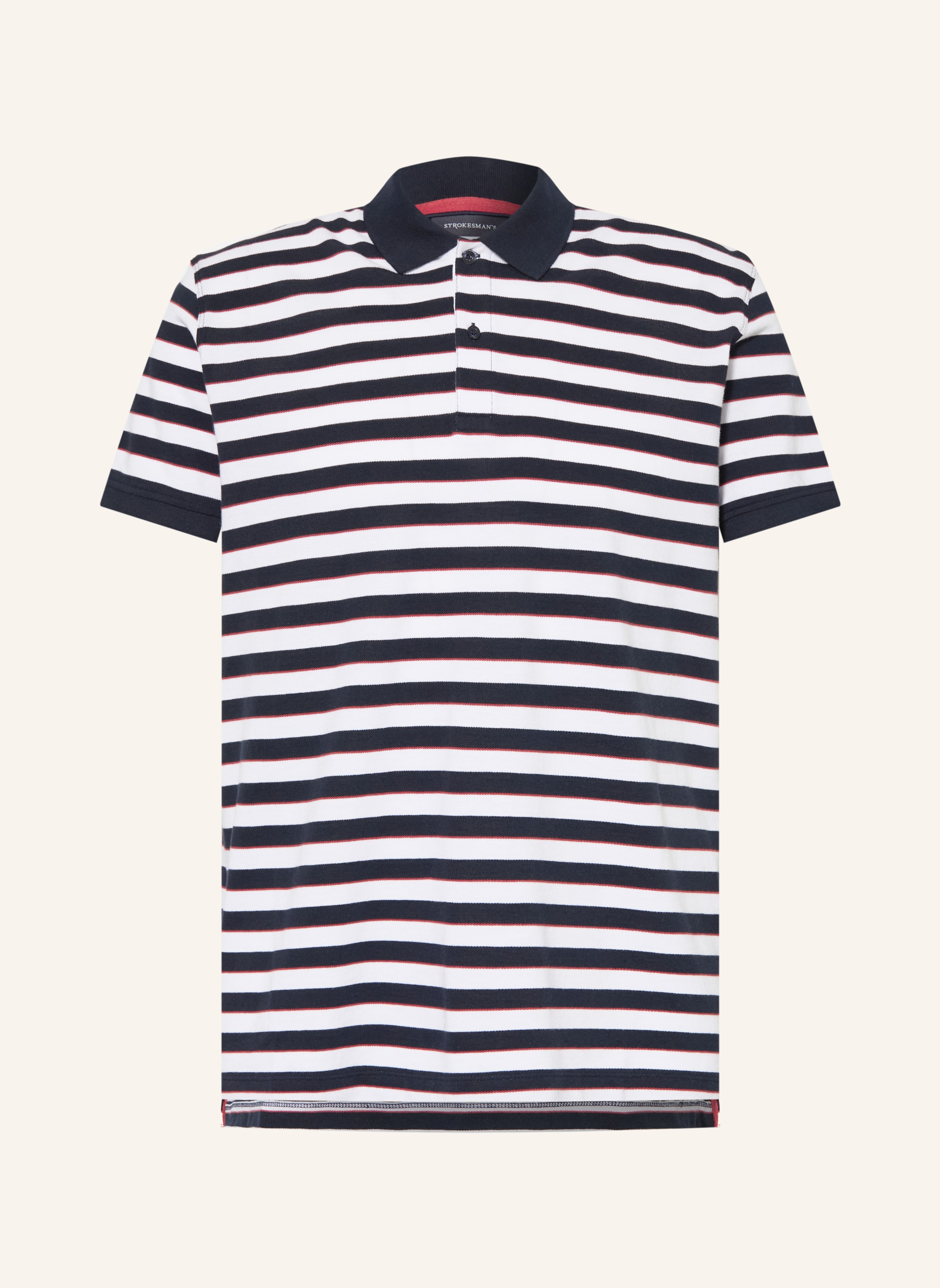 STROKESMAN'S Piqué-Poloshirt