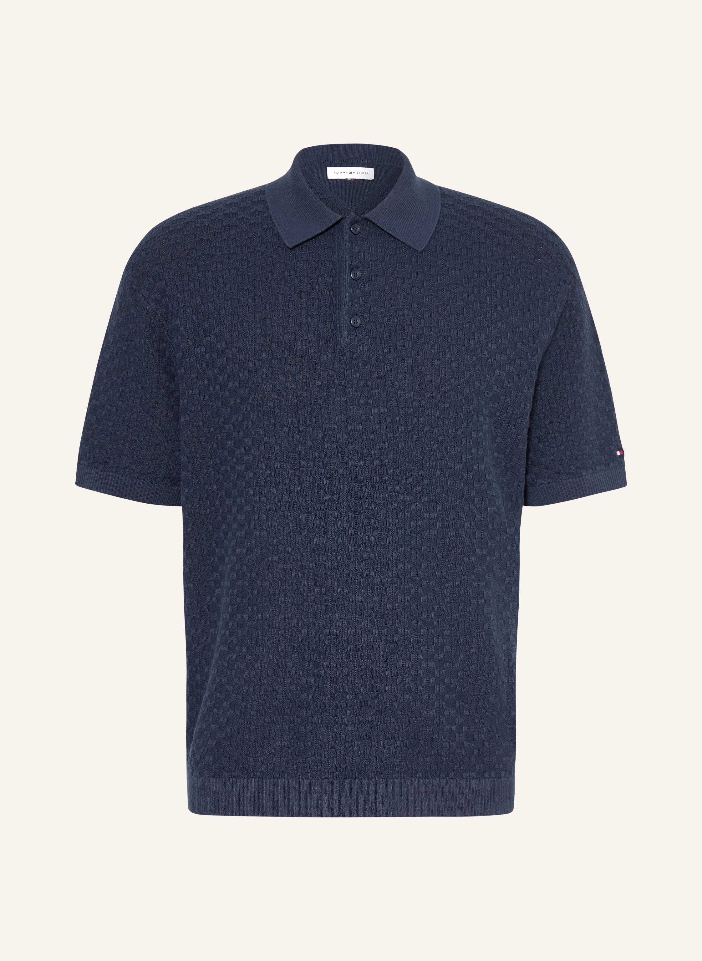 TOMMY HILFIGER Strick-Poloshirt