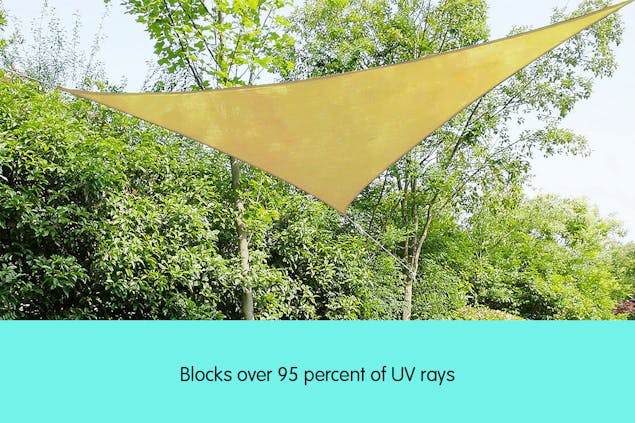 NNEDPE Wallaroo Triangular sail: 3.6 x 3.6 x 3.6m - Sand