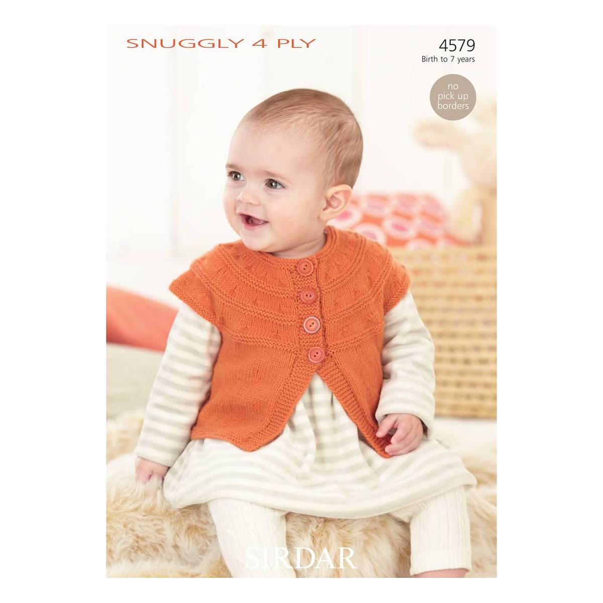 Sirdar Snuggly 4 Ply Cardigans Digital Pattern 4579