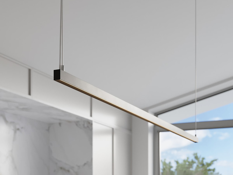 Lampa wisząca Strang LED aluminiowa czarna