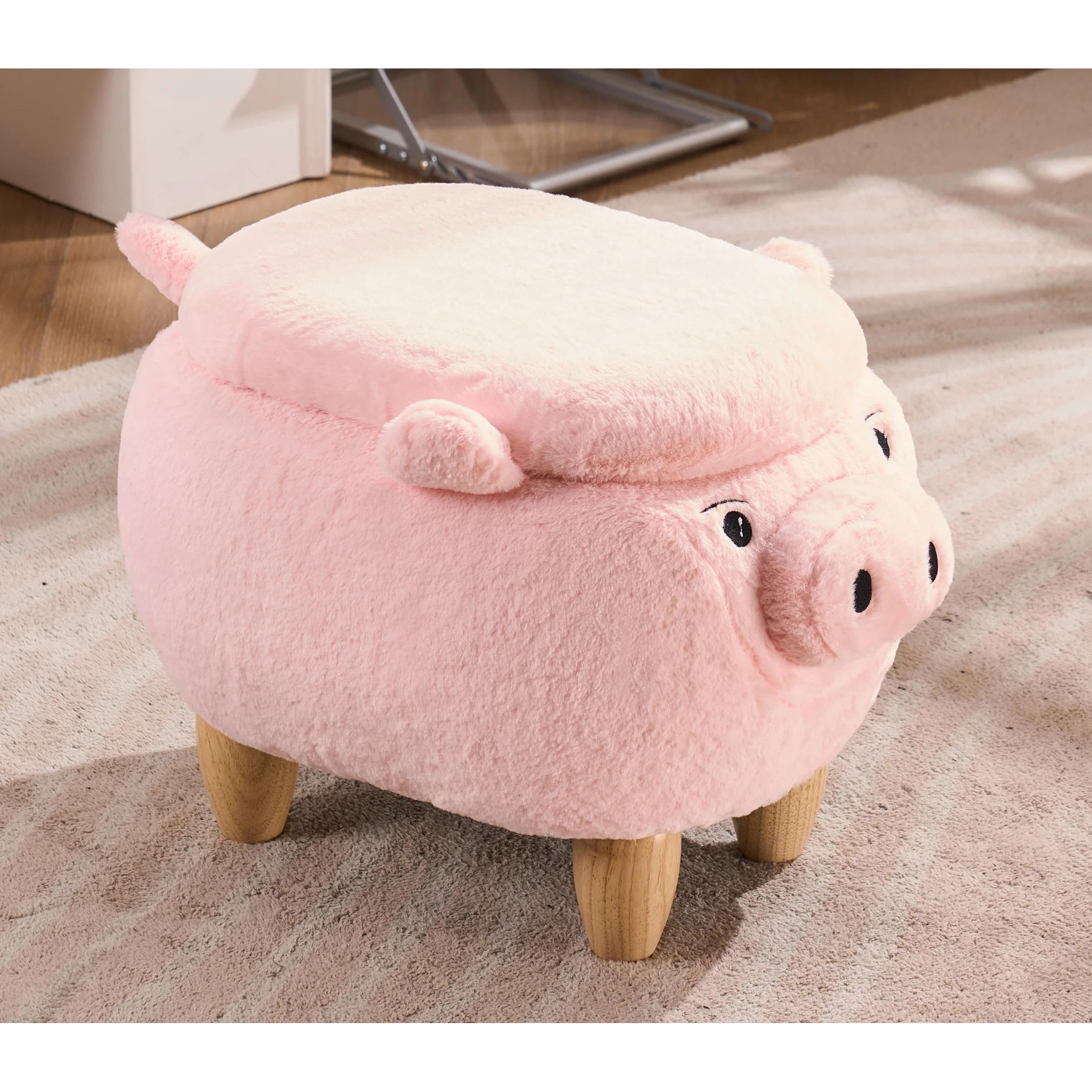 Home 2 Office Animal Kids Pig Storage Ottoman