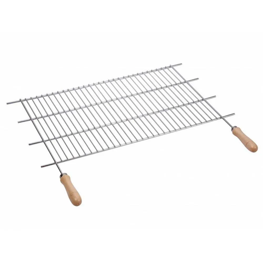 Sauvic 100x50 cm berbecue grill with wooden handles