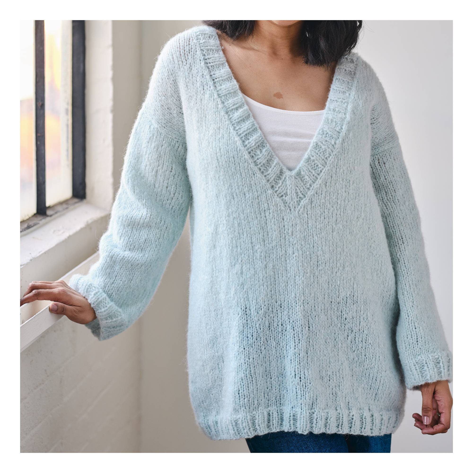 Knitcraft Oversized Jumper Cardigan Digital Pattern 0352