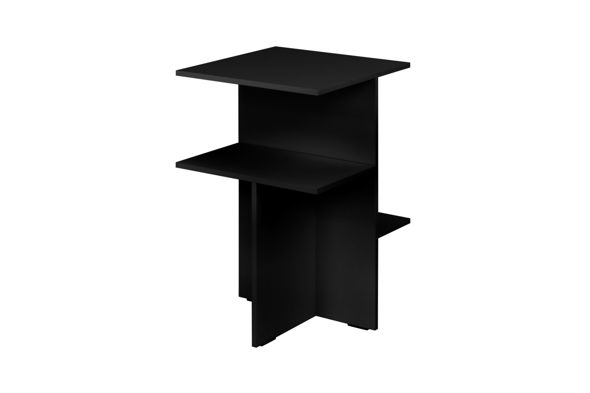 noo.ma ATIK Bijzettafel - Vulcano Black - melamine