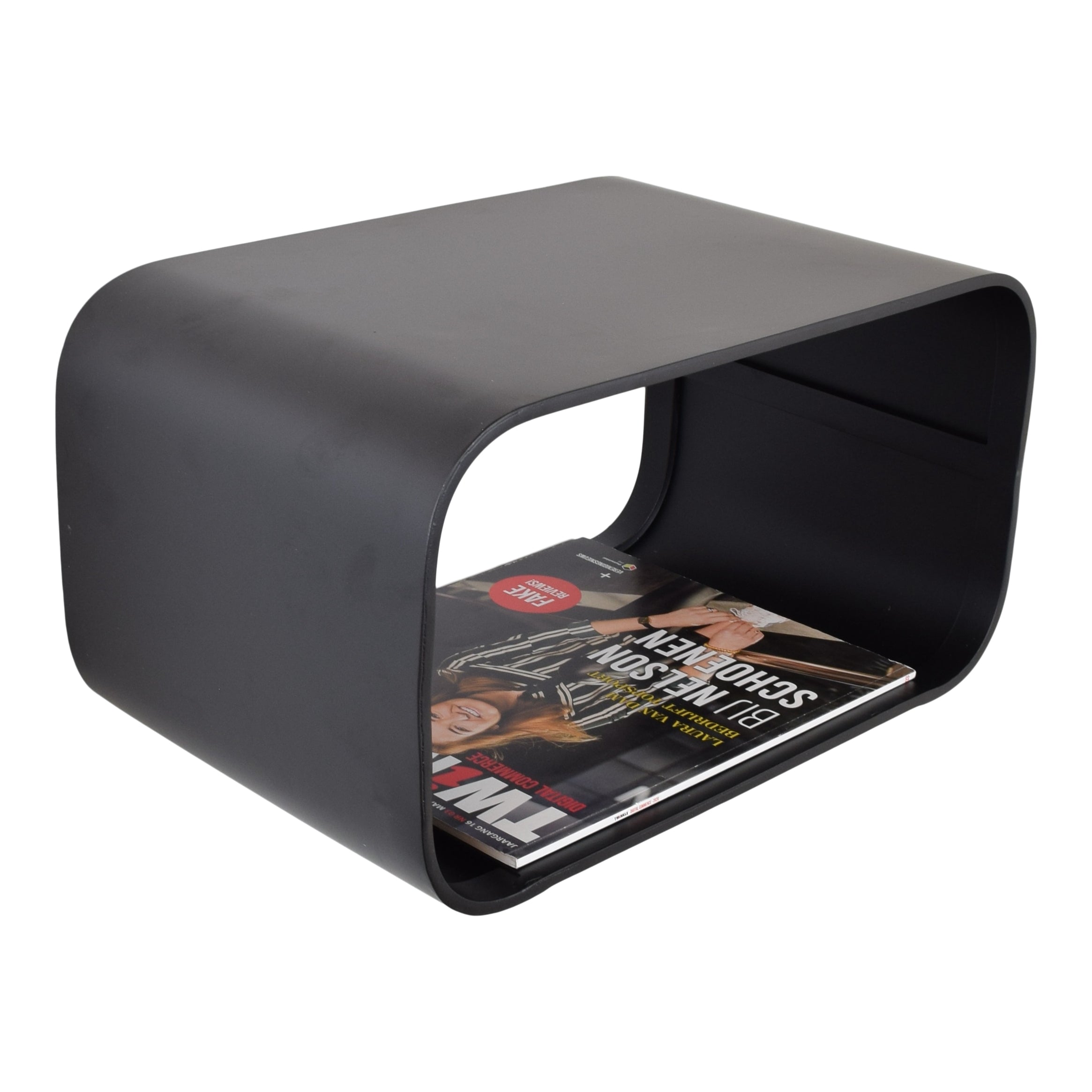 LOFT42 Bram nachtkastje Industrieel - Zwevend - Zwart