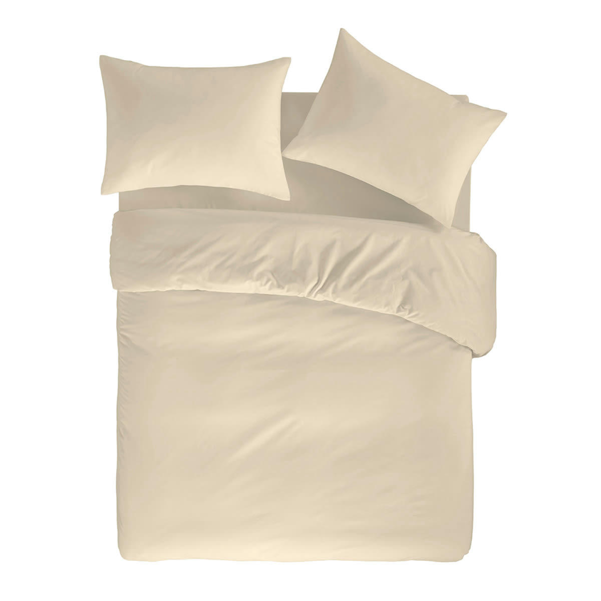 PURE HDC - Housse de couette en coton cème 240x220 cm