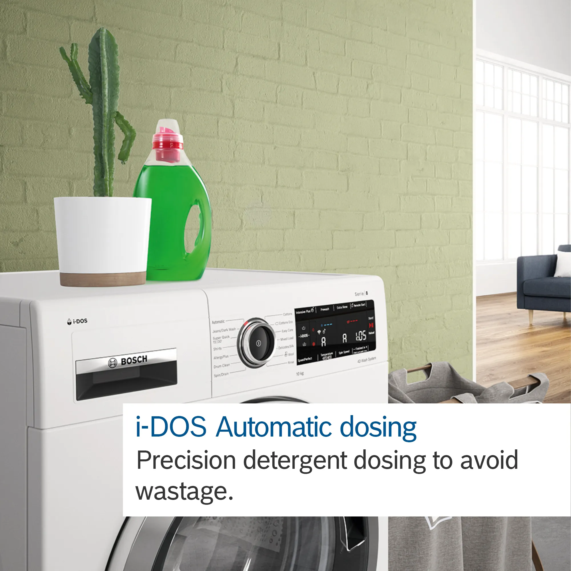 BOSCH WGG254F0GB Series 6 Washing machine, front loader 10 kg 1400 rpm
