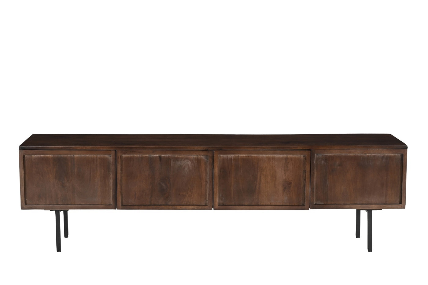 Livingfurn - Tv-Meubel Bruin Mangohout - 180x40x50cm - Elan