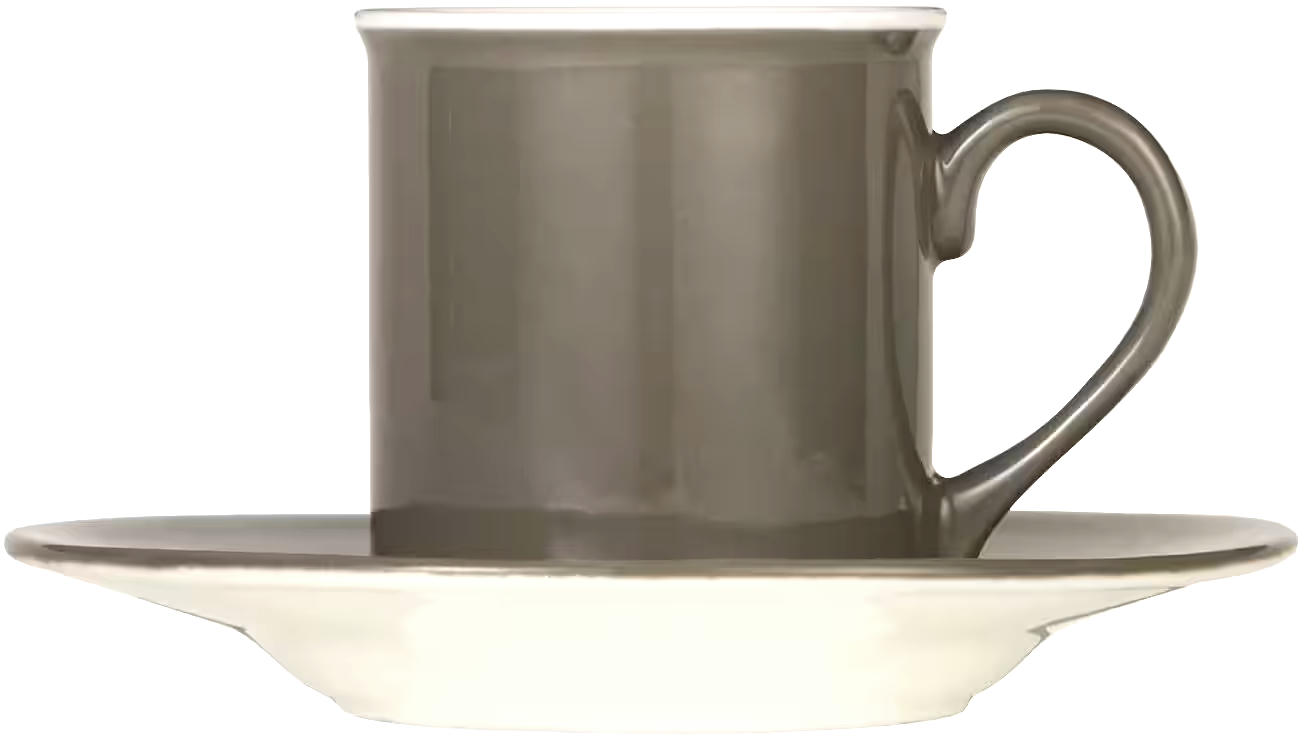 CANVAS Easton Espresso Mug Set with Saucer , 4-pc