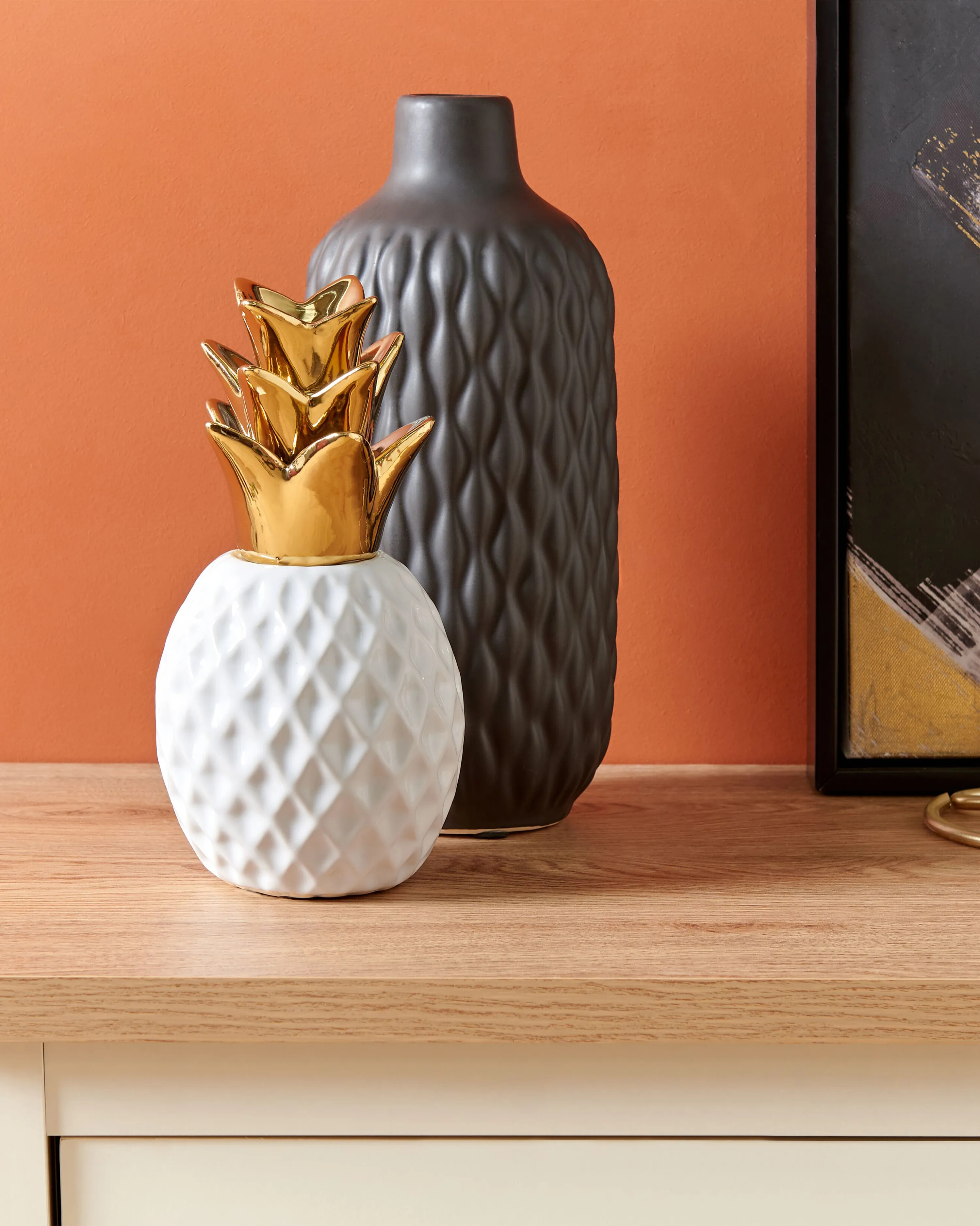 Figurine Pinapple TYANA Ceramic White