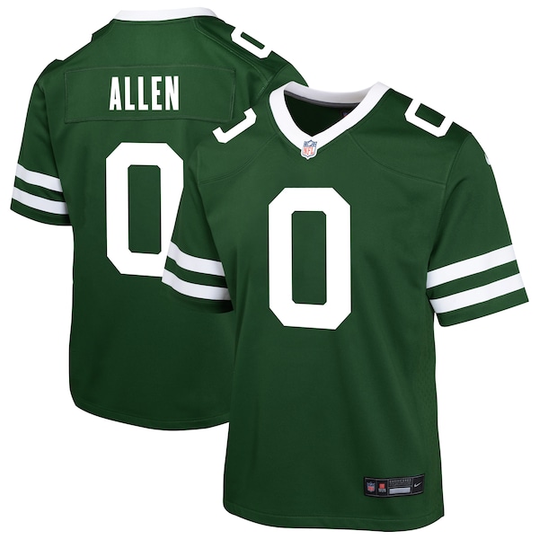 Braelon Allen New York Jets Nike Youth Team Game Jersey - Green