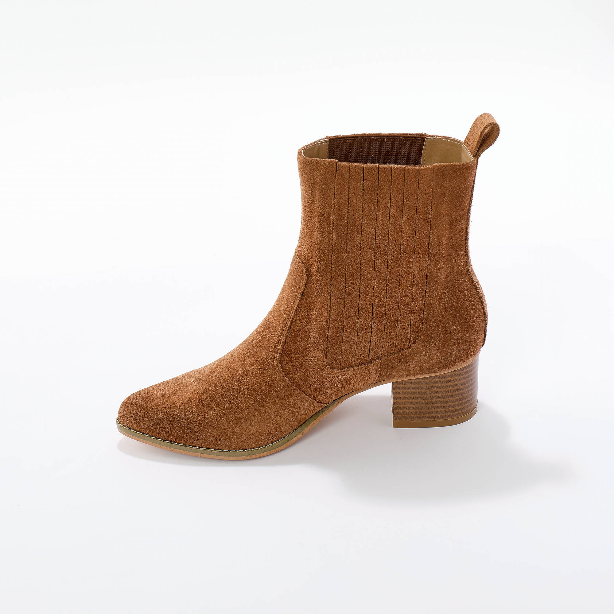 Boots western, cuir