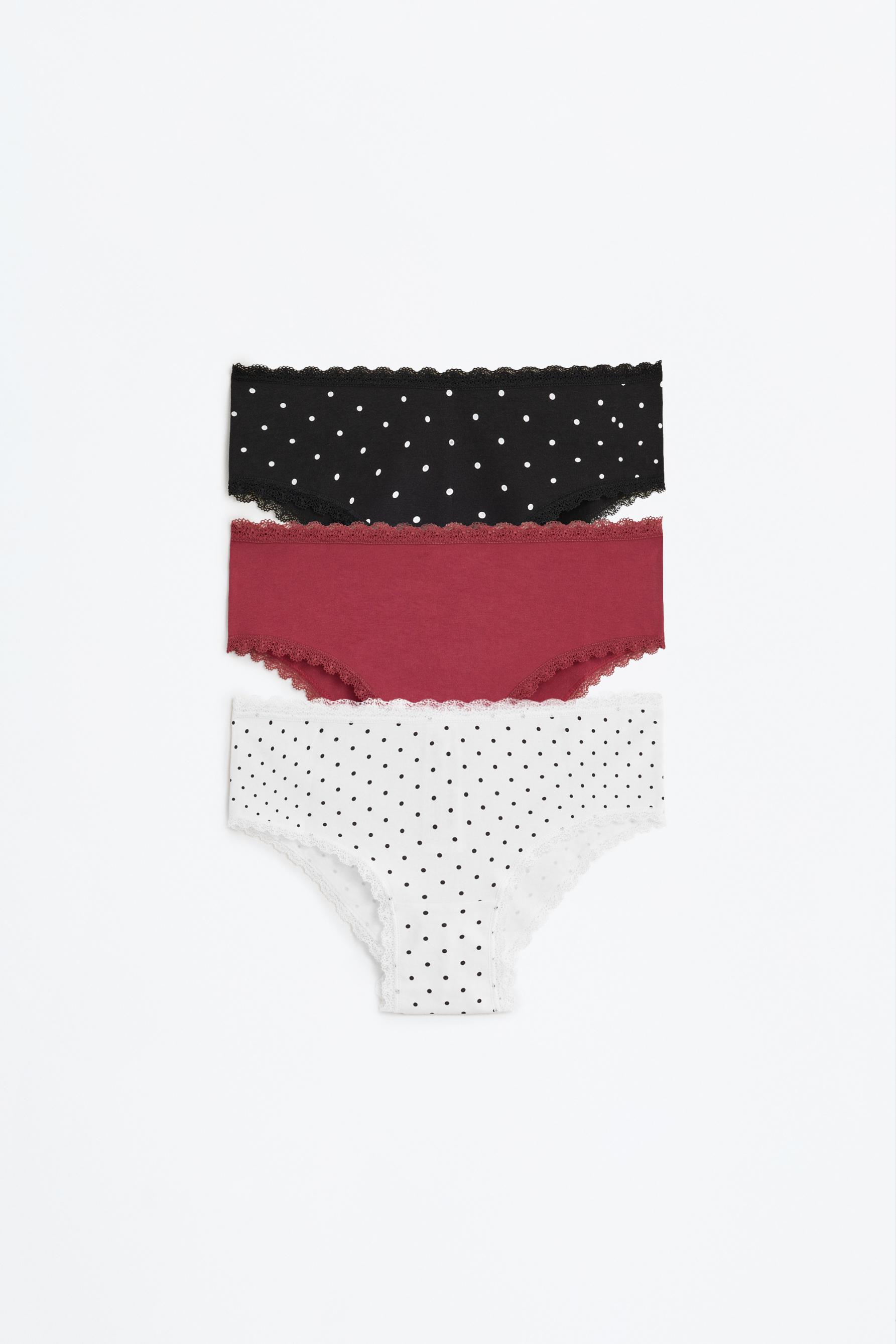 Pack 3 braguitas hipster estampadas