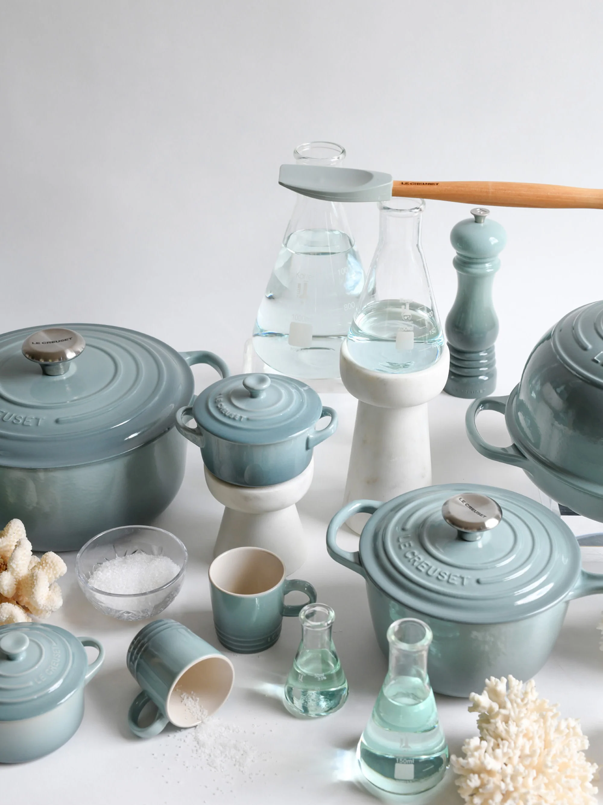 Salzmühle Creuset mit Keramikmahlwerk