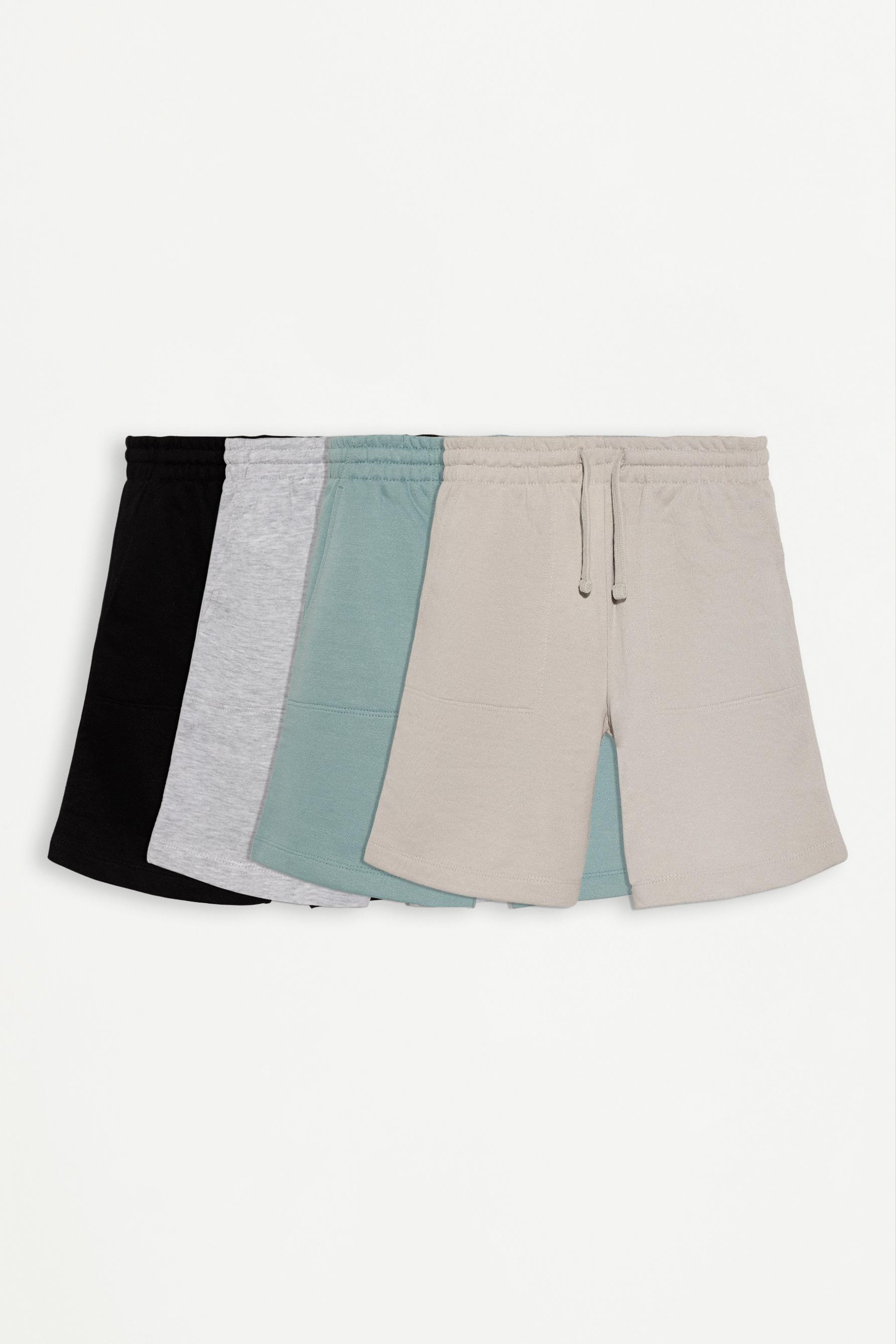 Pack 4 bermudas felpa